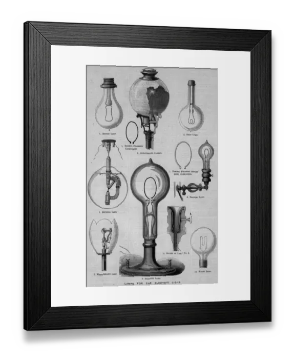 Framed Print : Electric Light
