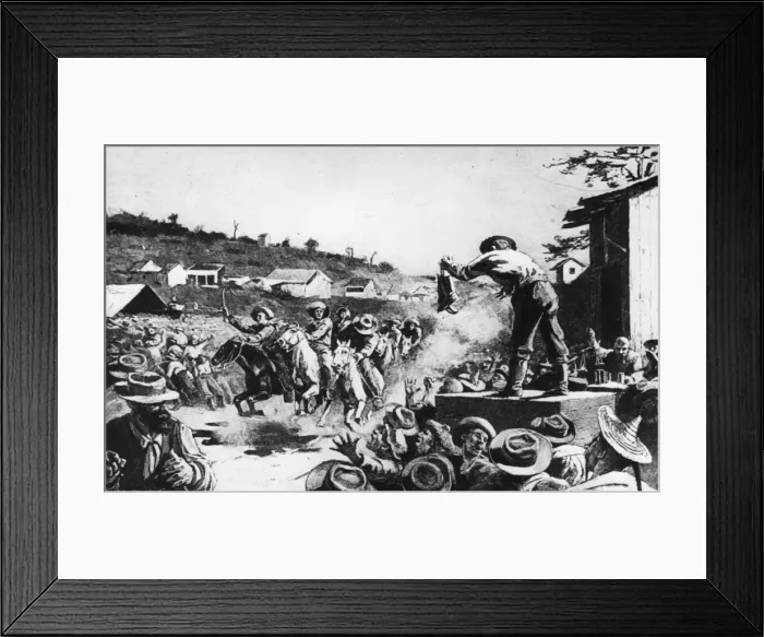 Framed Print : Eviction In Coloma Framed Print : Eviction In Coloma