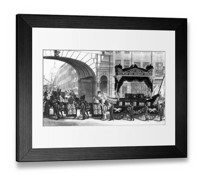 Framed Print : Nelsons Cortege Framed Print : Nelsons Cortege