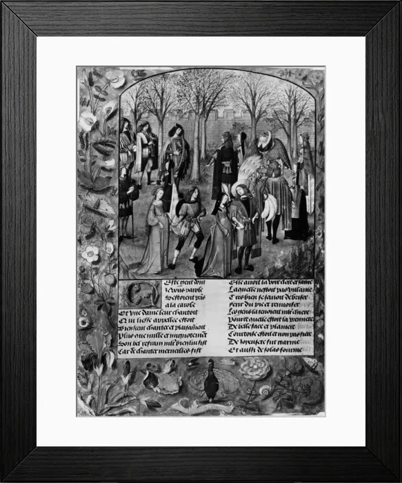 Framed Print : French Romance