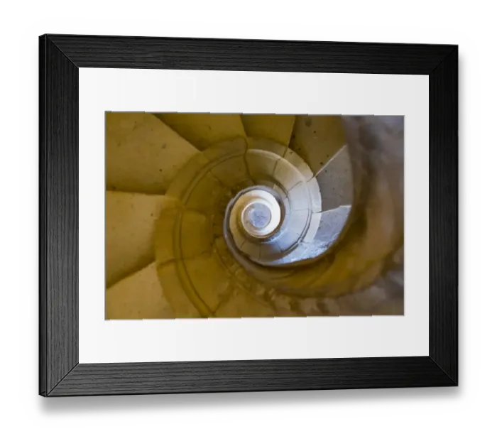 Framed Print : Spiral staircase of Joao de Castilhos great cloister, Tomar, Portugal Framed Print : Spiral staircase of Joao de Castilhos great cloister, Tomar, Portugal