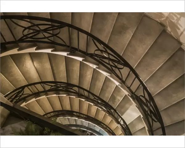 Spiral staircase, Rome, Lazio, Italy