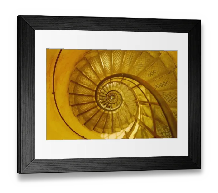 Framed Print : Spiral staircase Framed Print : Spiral staircase