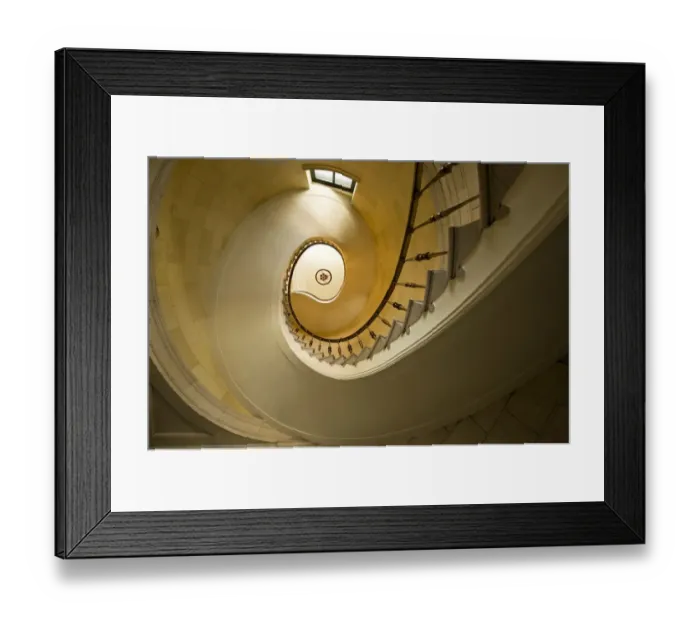 Framed Print : Spiral staircase Framed Print : Spiral staircase