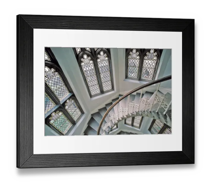 Framed Print : Spiral staircase Framed Print : Spiral staircase
