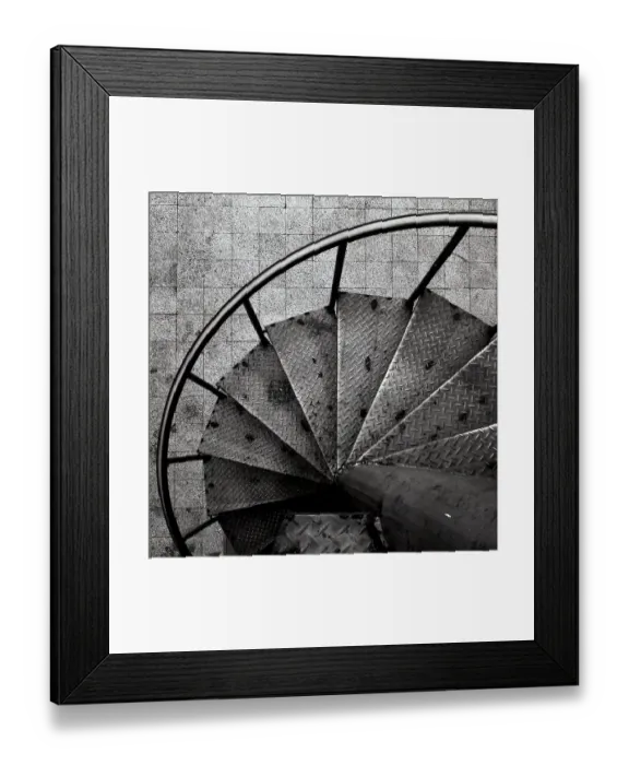 Framed Print : Spiral staircase Framed Print : Spiral staircase