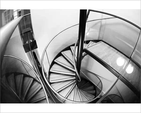 Spirals. Spiral staircase