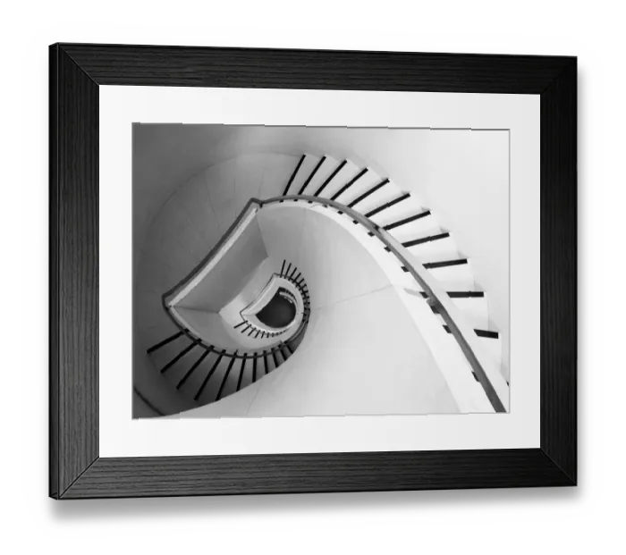 Framed Print : Spiral staircase Framed Print : Spiral staircase