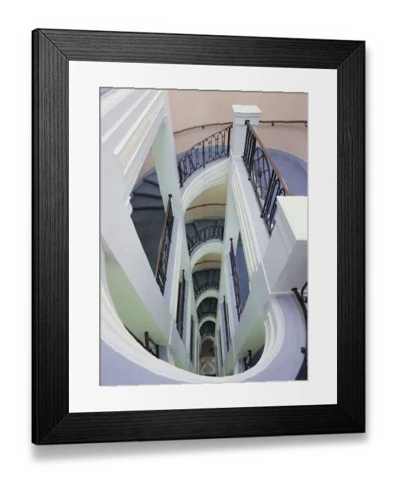 Framed Print : Stairwell. 199065.TIF Framed Print : Stairwell. 199065.TIF