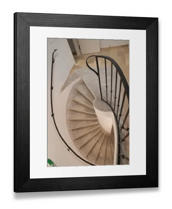 Framed Print : architecture, austria, bannister, building, central europe, color image, cropped Framed Print : architecture, austria, bannister, building, central europe, color image, cropped