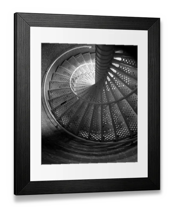 Framed Print : Spiral Stairs Framed Print : Spiral Stairs