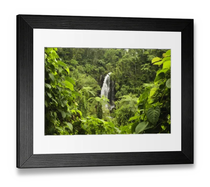 Framed Print : Fiji, Taveuni Island, Bouma Falls Framed Print : Fiji, Taveuni Island, Bouma Falls