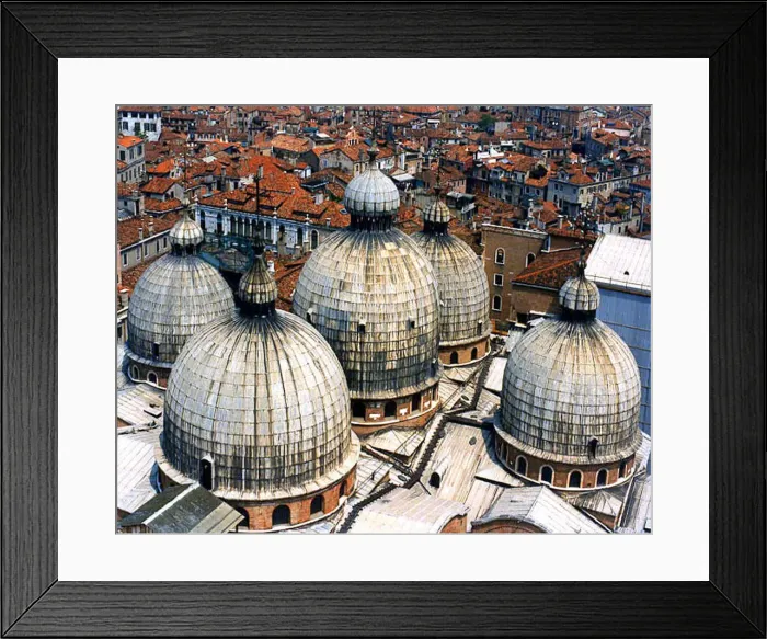 Framed Print : Domes of St. Marks Basilica Framed Print : Domes of St. Marks Basilica