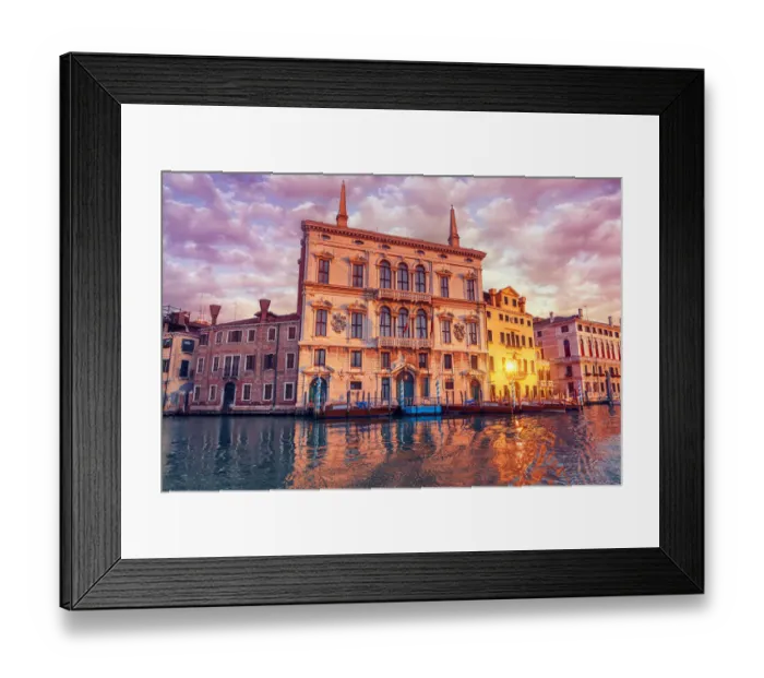 Framed Print : The Grand Canal in Venice at sunrise Framed Print : The Grand Canal in Venice at sunrise