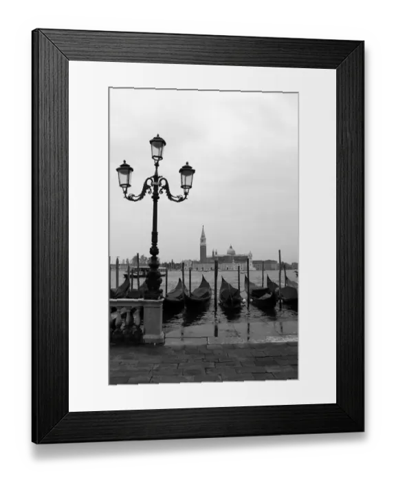 Framed Print : Venice in black and white Framed Print : Venice in black and white