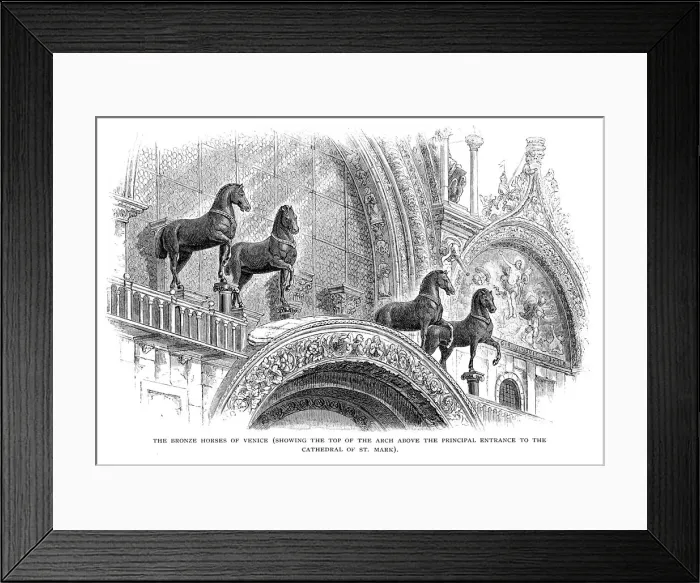 Framed Print : Bronze Horses of Venice Framed Print : Bronze Horses of Venice