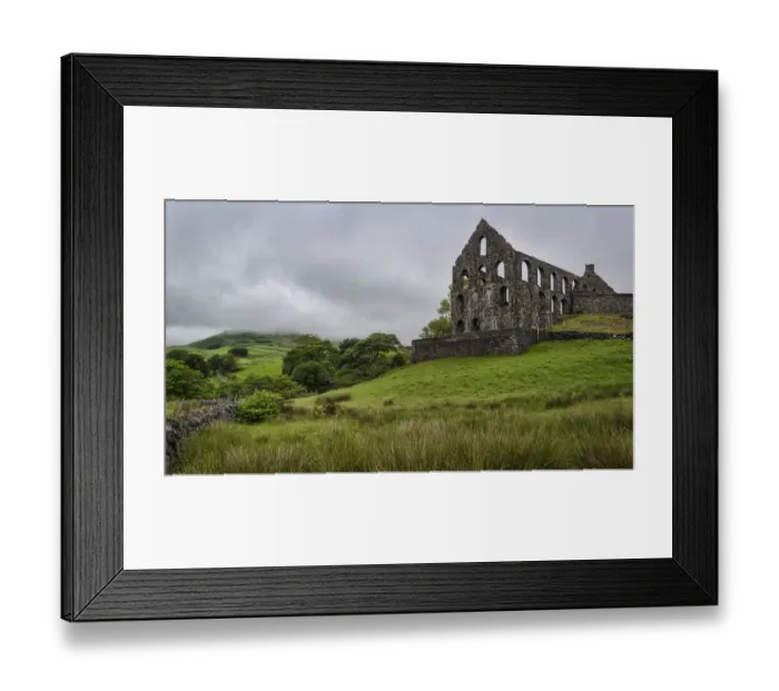 Framed Print : Ynys Y Pandy Slate Mill ruins Framed Print : Ynys Y Pandy Slate Mill ruins