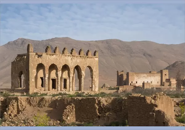 Ruins of the Taliouine kasbah and court building, Morocco
