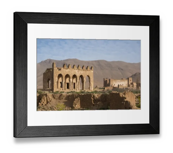 Framed Print : Ruins of the Taliouine kasbah and court building, Morocco Framed Print : Ruins of the Taliouine kasbah and court building, Morocco