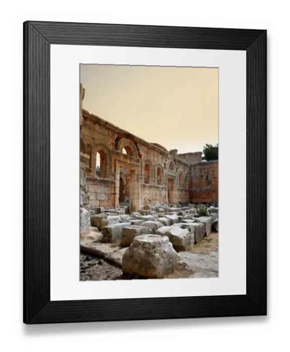 Framed Print : East Basilica at the Church of Saint Simeon Stylites, Syria Framed Print : East Basilica at the Church of Saint Simeon Stylites, Syria