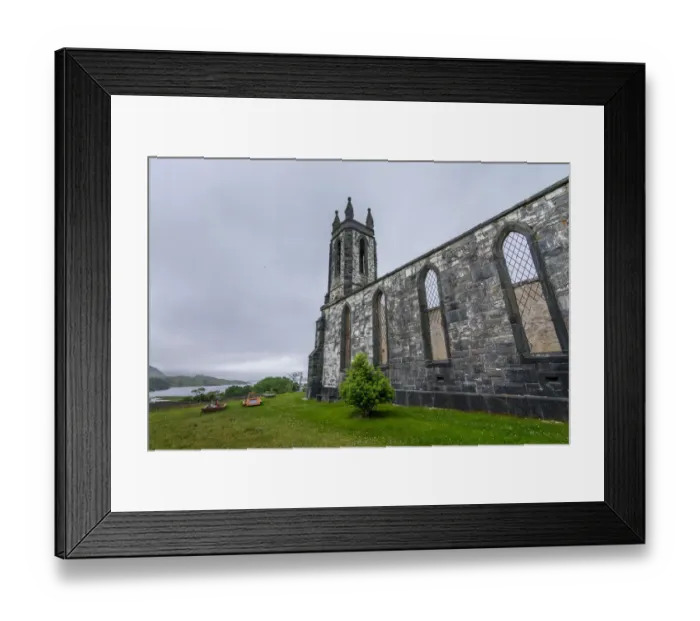 Framed Print : The abandoned Dunlewey Church Framed Print : The abandoned Dunlewey Church