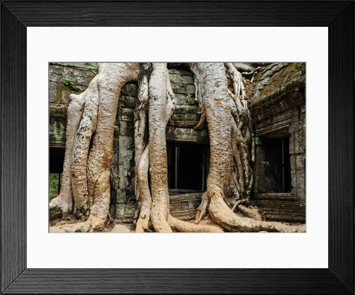 Framed Print : Ancient Civilisation, Colour Image, Siemreap Temple Complex, Stone - Material, Traditionally Framed Print : Ancient Civilisation, Colour Image, Siemreap Temple Complex, Stone - Material, Traditionally