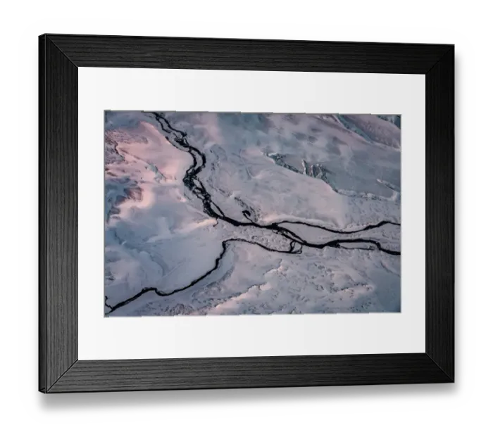 Framed Print : River path in canyon, Iceland Framed Print : River path in canyon, Iceland