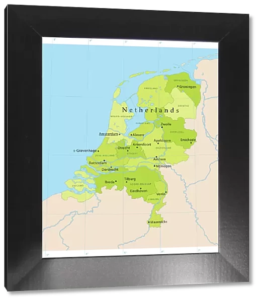 Netherlands Vector Map