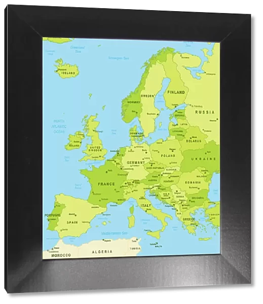 Detailed map of Europe