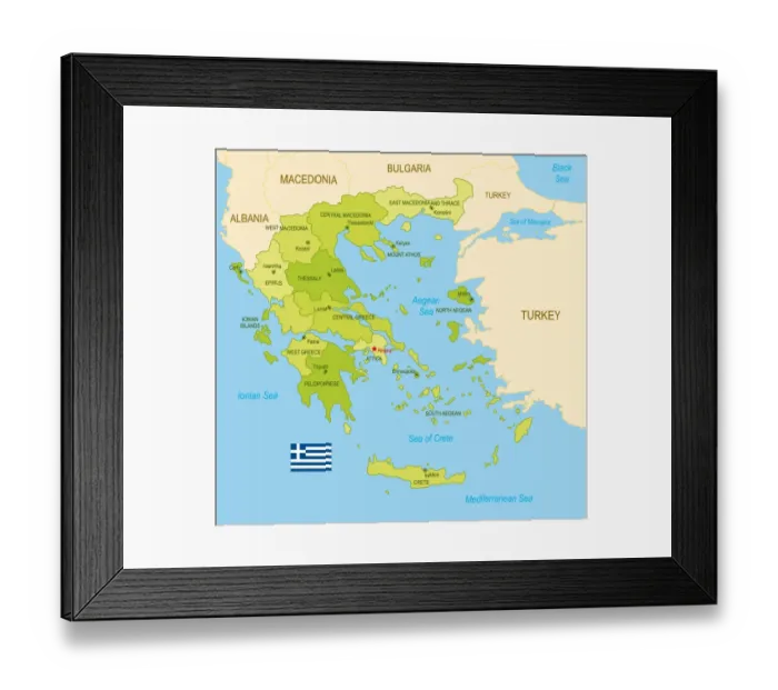 Framed Print : Greece. http: / / dikobraz.org / map_2.jpg Framed Print : Greece. http: / / dikobraz.org / map_2.jpg