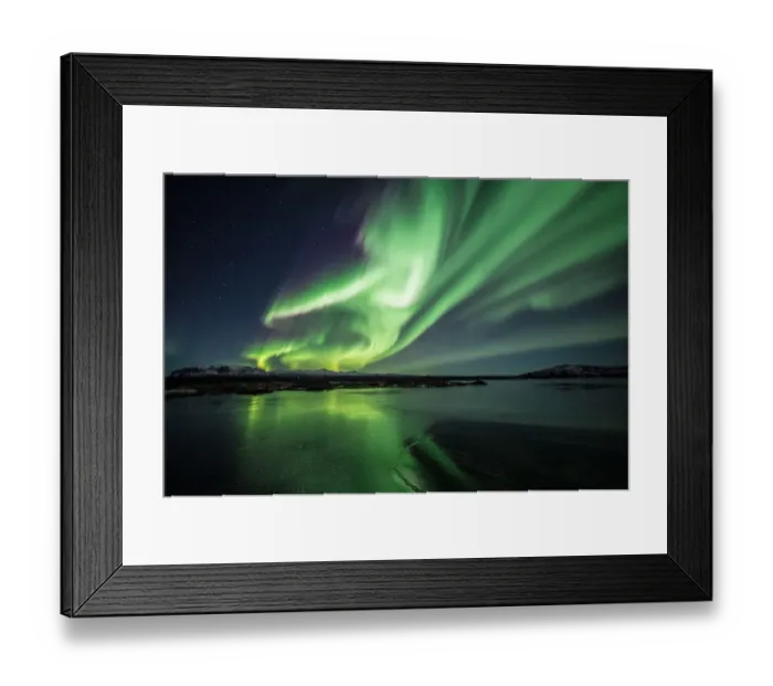 Framed Print : Northern lights / Aurora borealis Framed Print : Northern lights / Aurora borealis