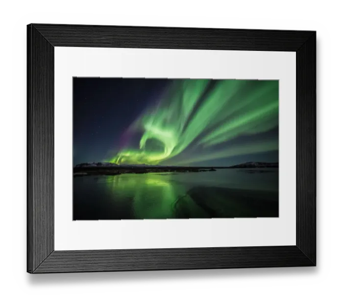 Framed Print : Northern lights / Aurora borealis Framed Print : Northern lights / Aurora borealis