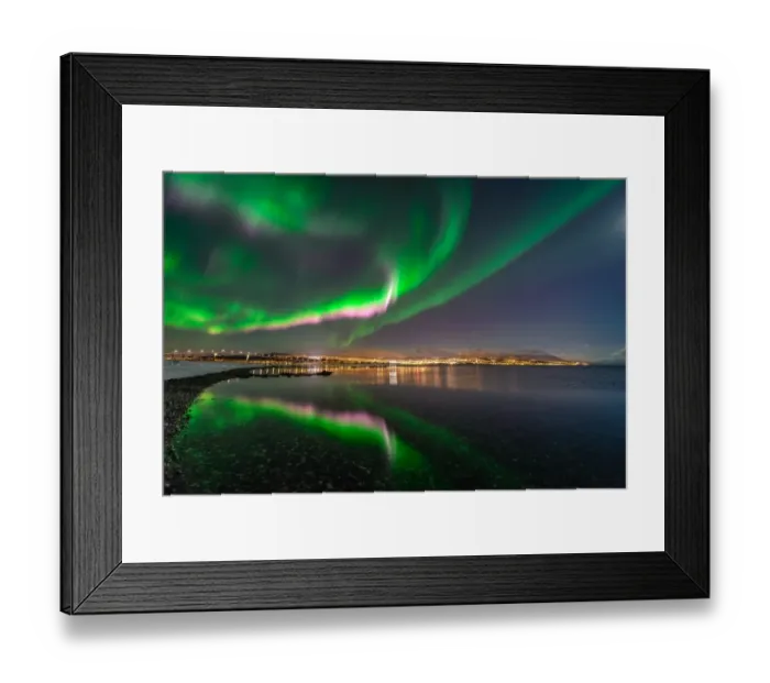 Framed Print : Aurora in Tromso Framed Print : Aurora in Tromso