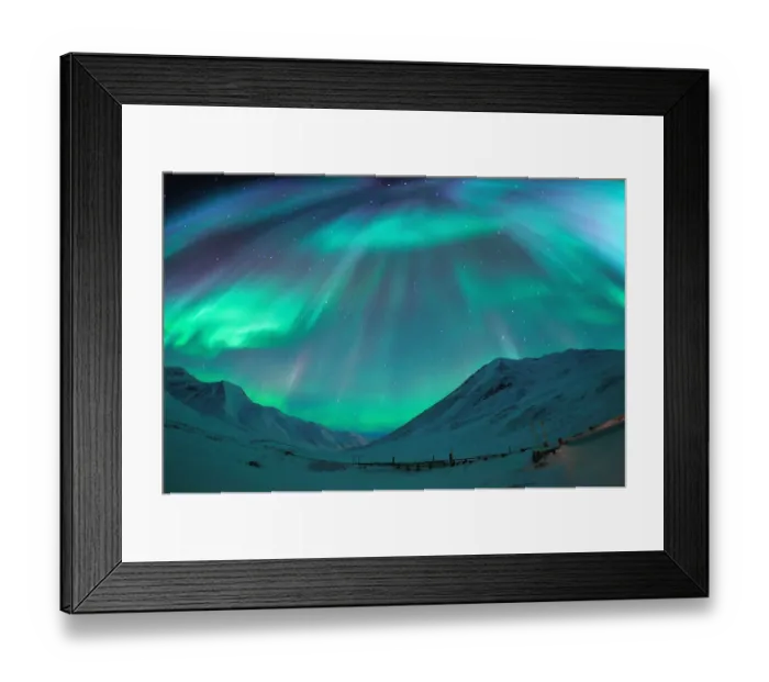 Framed Print : Aurora Borealis Framed Print : Aurora Borealis