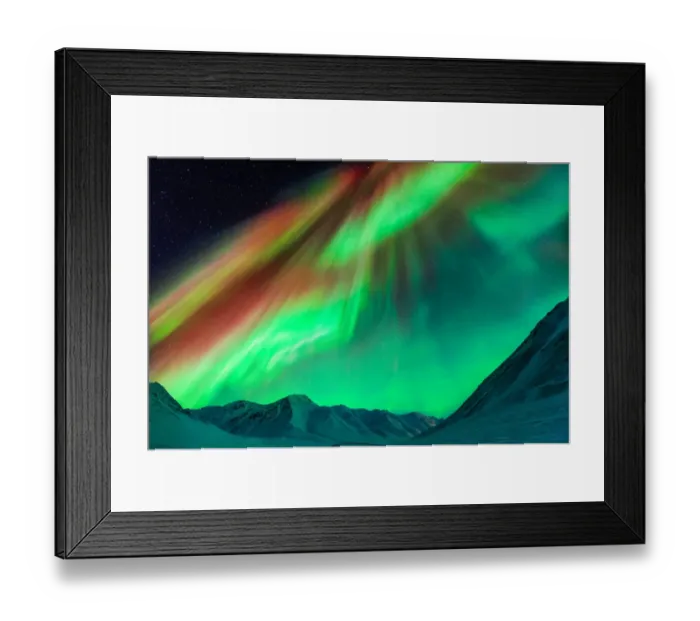 Framed Print : Gigantic Northern Lights in Alaska Framed Print : Gigantic Northern Lights in Alaska