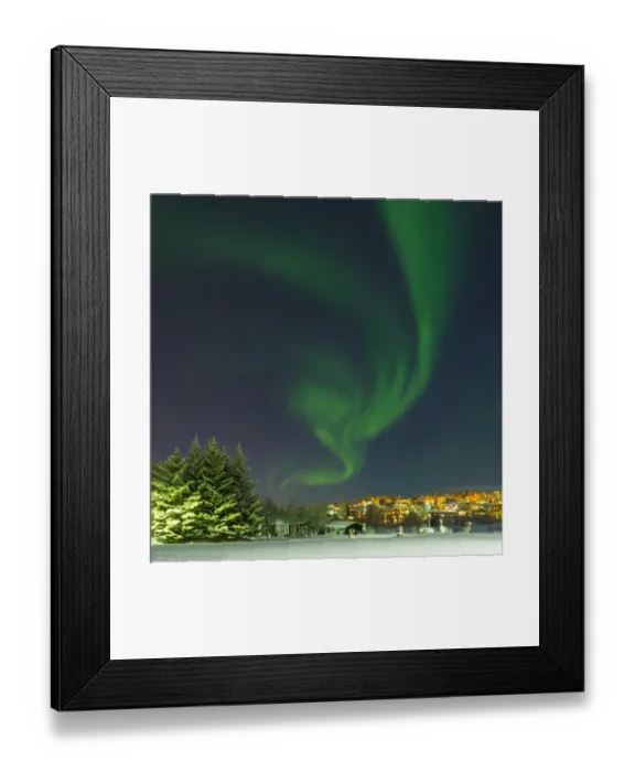 Framed Print : Northern lights