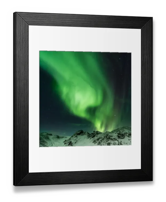 Framed Print : Northern lights / Aurora borealis Framed Print : Northern lights / Aurora borealis