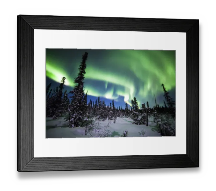 Framed Print : Northern lights Framed Print : Northern lights