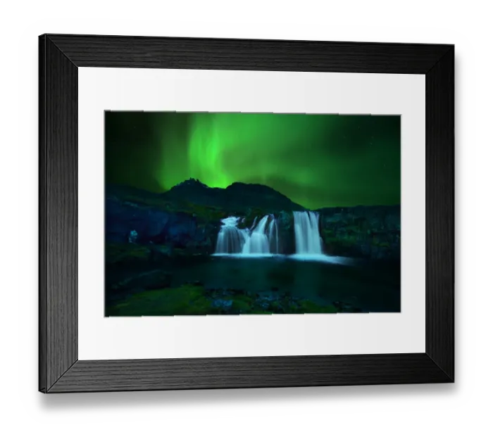 Framed Print : Kirkjufell waterfall