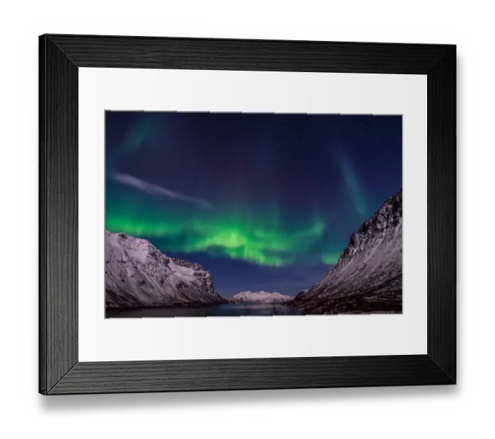Framed Print : The Aurora in Norway Framed Print : The Aurora in Norway