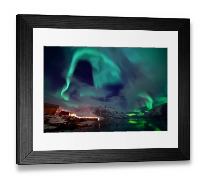 Framed Print : The north sky
