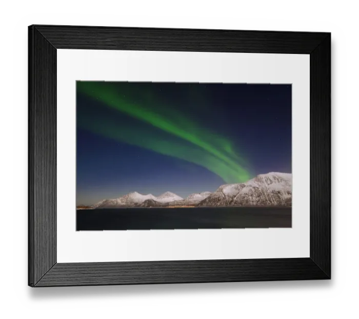 Framed Print : night, blue, green, no people, transportation, road, nature, sky, astronomy, star