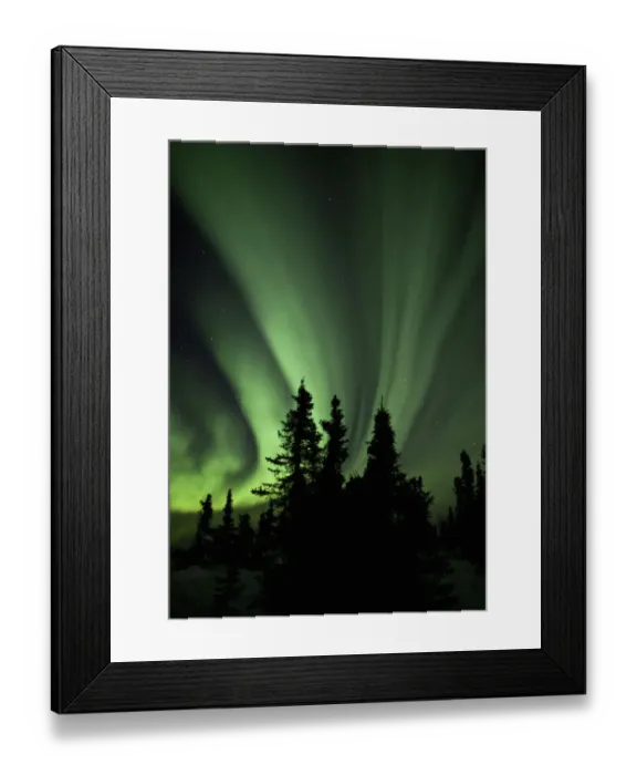 Framed Print : Aurora borealis, Fairbanks, Alaska Framed Print : Aurora borealis, Fairbanks, Alaska