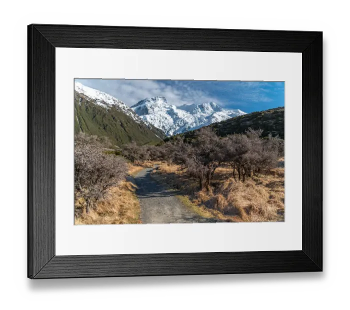 Framed Print : Aoraki  /  Mount Cook National Park, South island, New Zealand