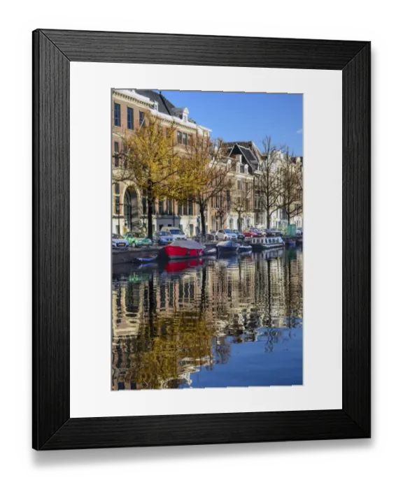 Framed Print : An Amsterdam Canal