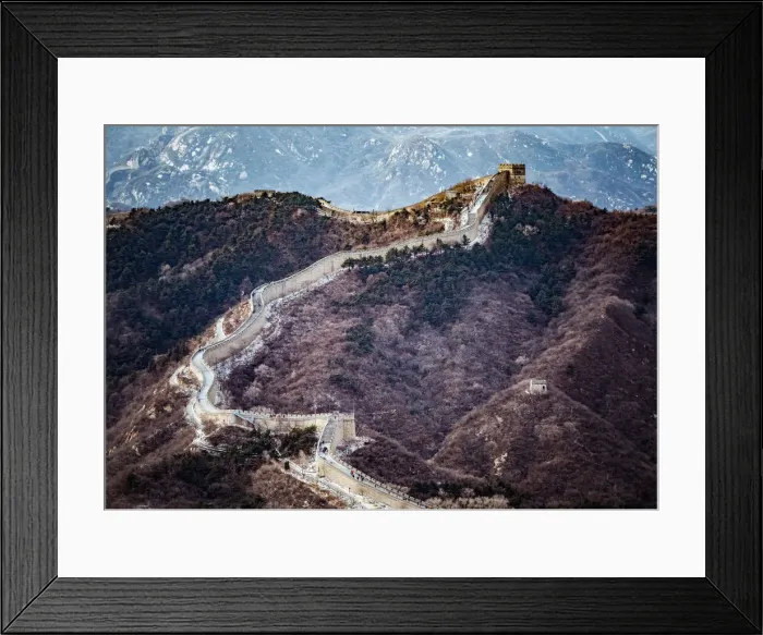 Framed Print : The Great Wall in beijing