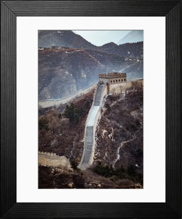 Framed Print : The Great Wall in beijing