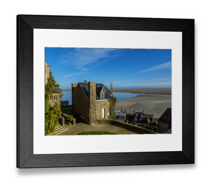 Framed Print : Mont Saint Michel, Manche, Normandy, France Framed Print : Mont Saint Michel, Manche, Normandy, France