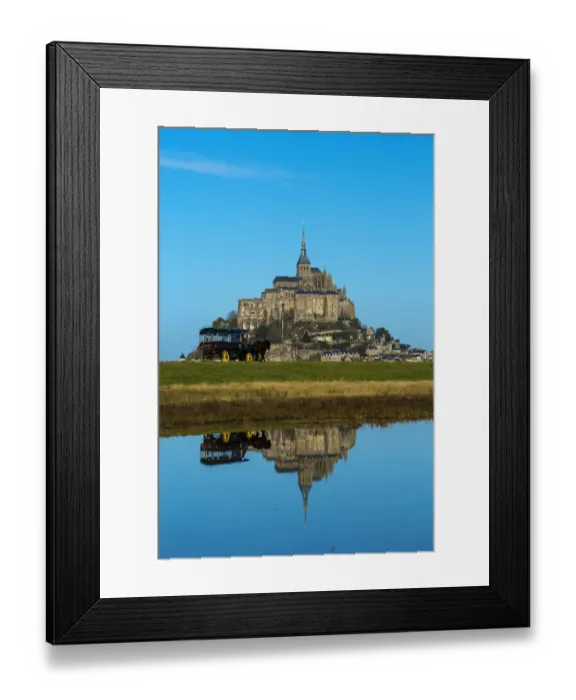 Framed Print : Mont Saint Michel, Manche, Normandy, France Framed Print : Mont Saint Michel, Manche, Normandy, France