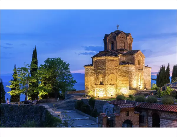 Church of St John at Kaneo on Lake Ohrid in Macedonia